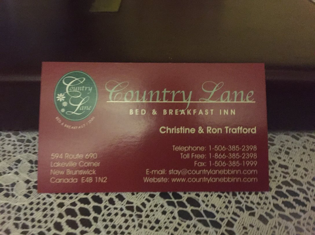 Country Lane Bed and Breakfast Inn主图