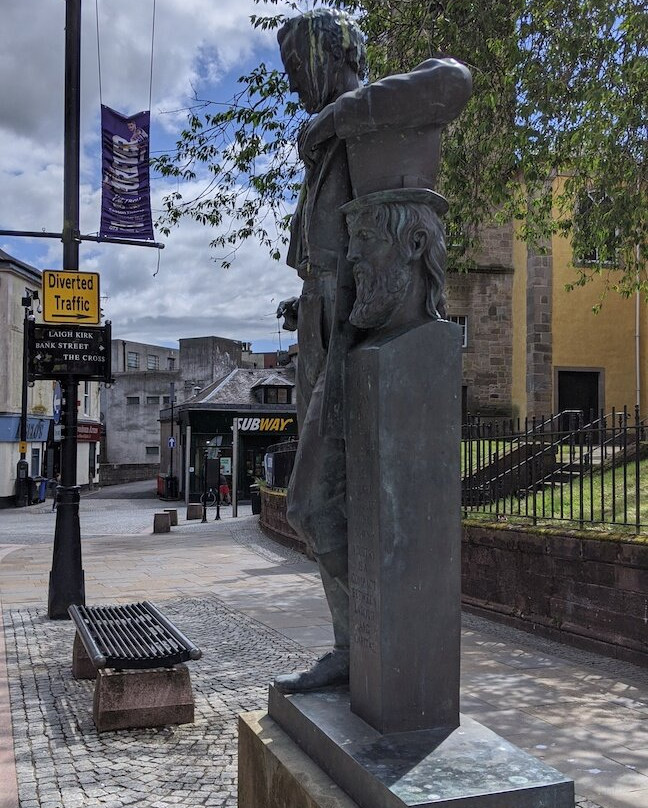 Statue of Johnnie Walker