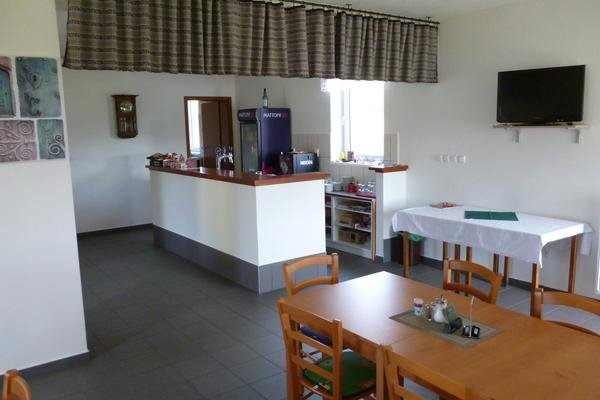 Penzion Na Podlesi ve Zlate Korune-餐饮