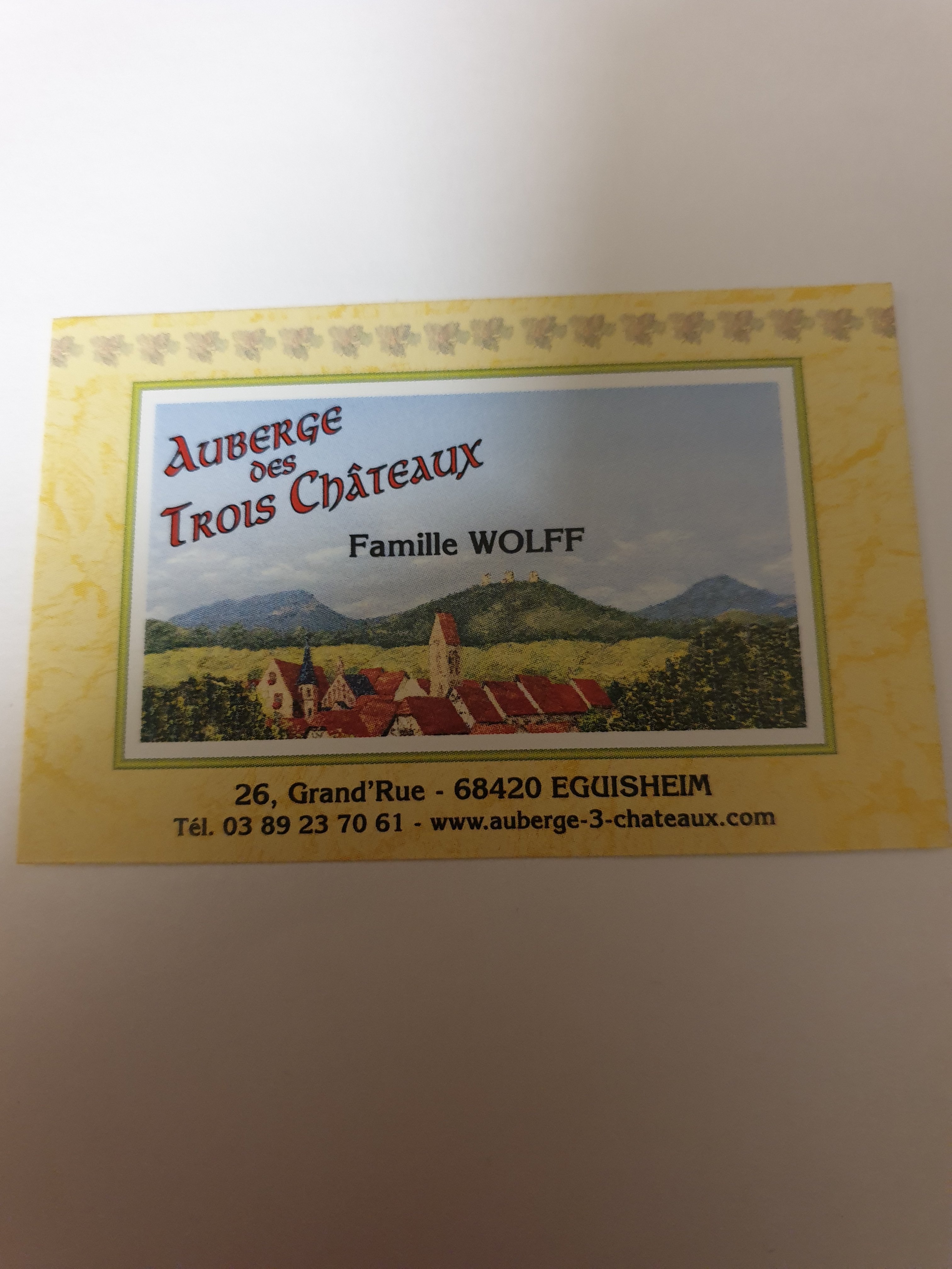 Auberge des Trois Chateaux-官方