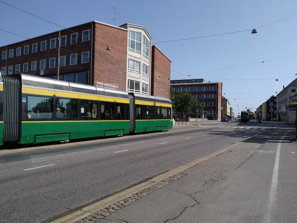 赫尔辛基有轨电车景点图片