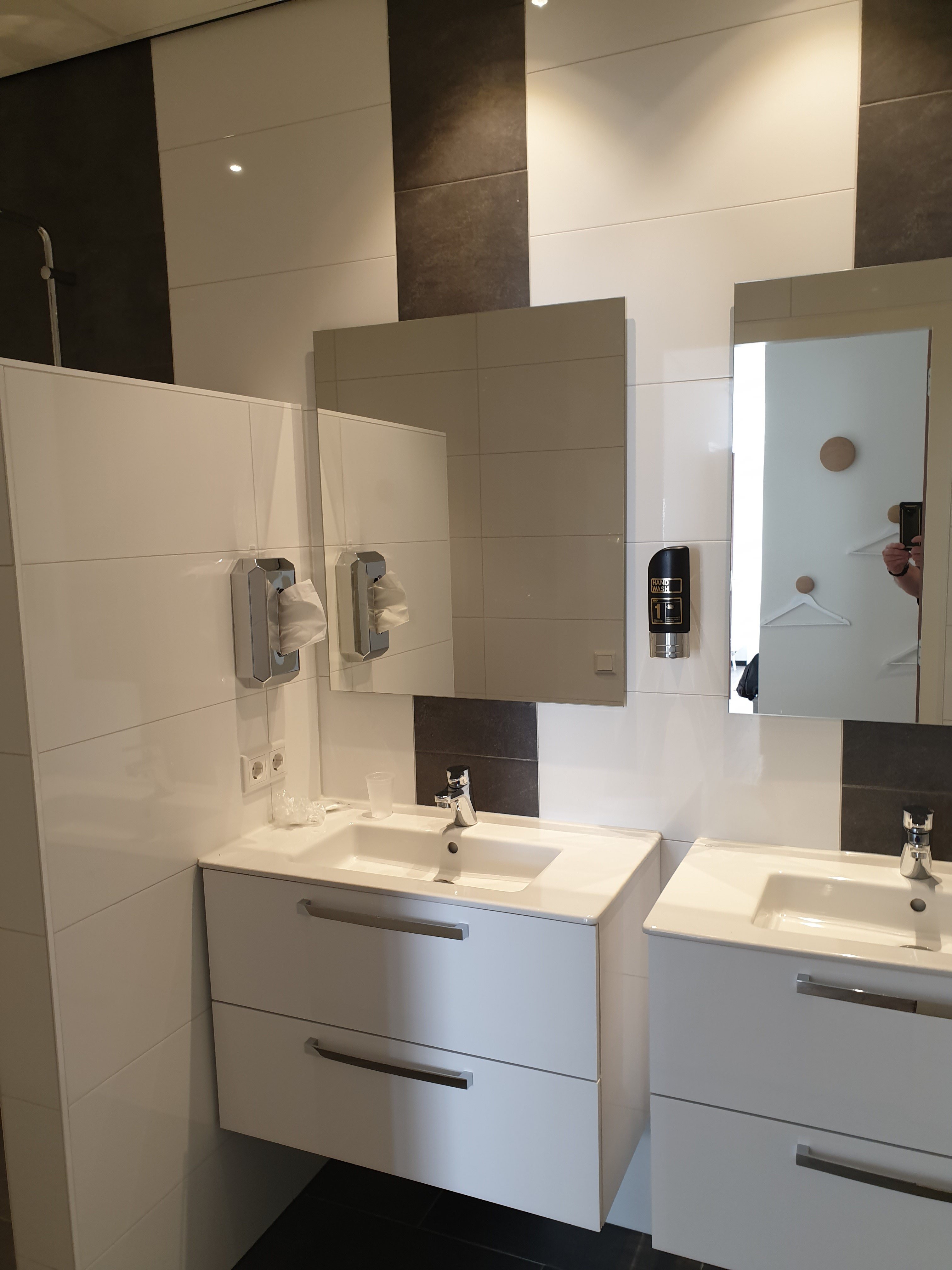Strandhotel Bos en Duin-浴室