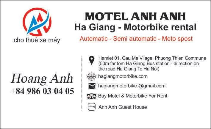 Anh ANh Motel & Motorbike For Rent-Ha Giang必去景点