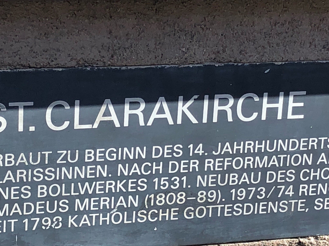 Clarakirche景点图片