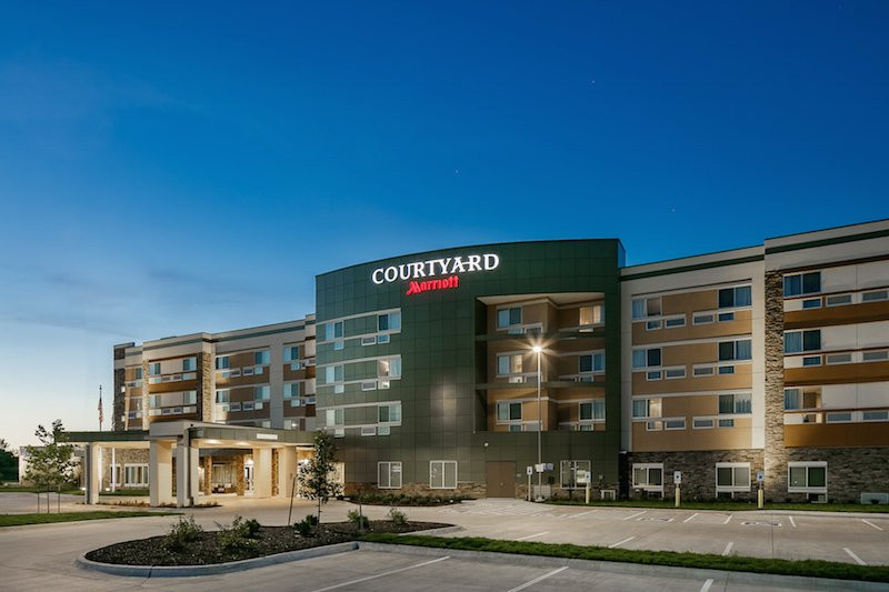 Bellevue酒店住宿-Courtyard by Marriott Omaha Bellevue at Beardmore Event Center