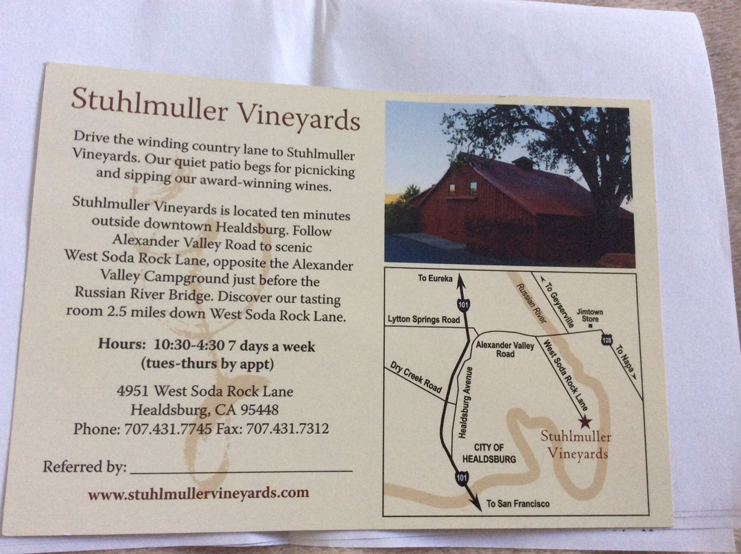Stuhlmuller Vineyards景点图片