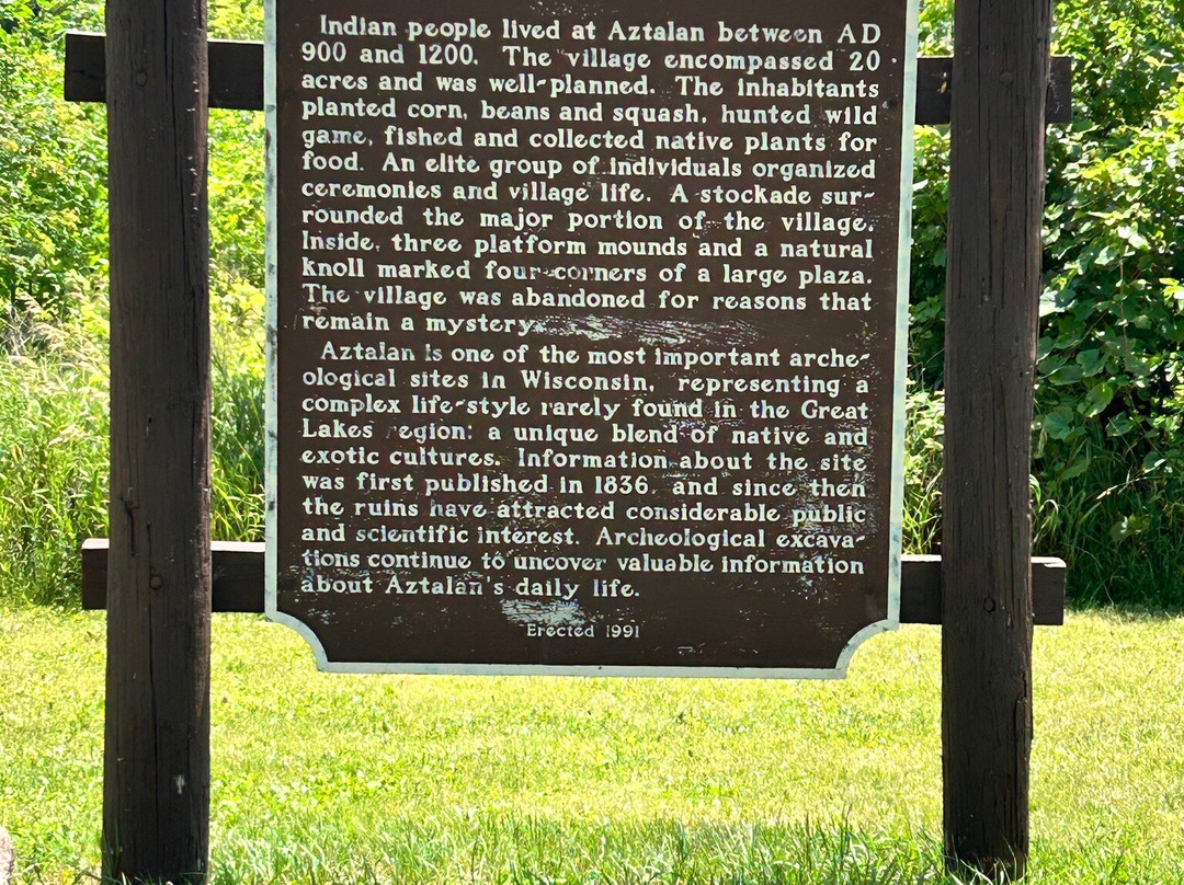Aztalan State Park-Lake Mills必去景点