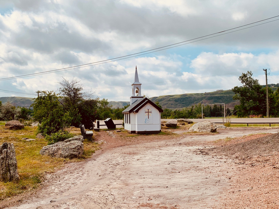Drumheller's Little Church-德兰赫勒必去景点