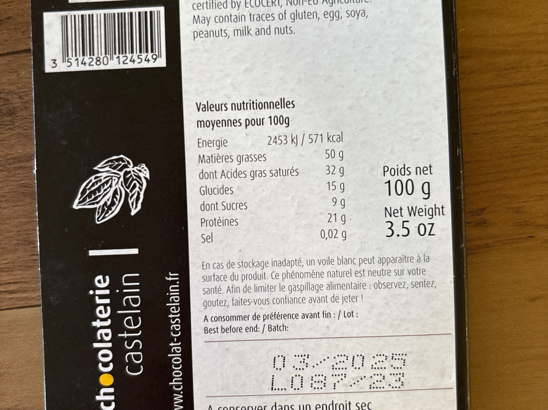 Chocolaterie Castelain-教皇新堡必去景点