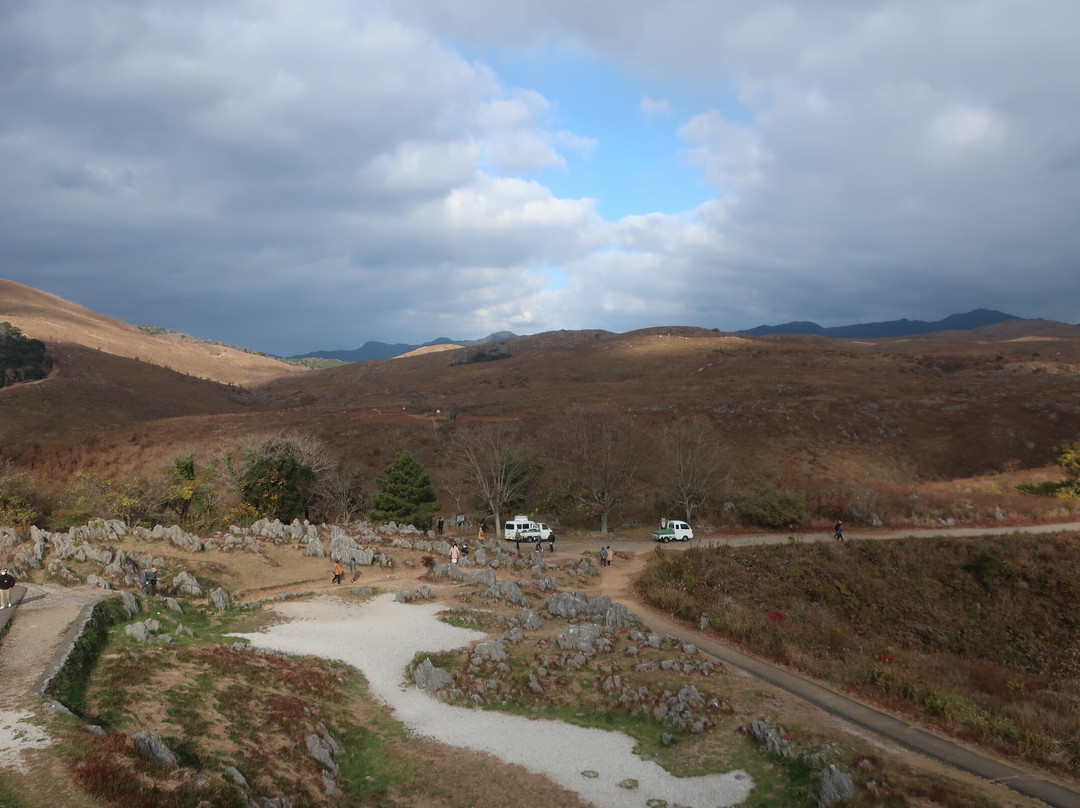 秋吉台喀斯特展望台-美祢市必去景点
