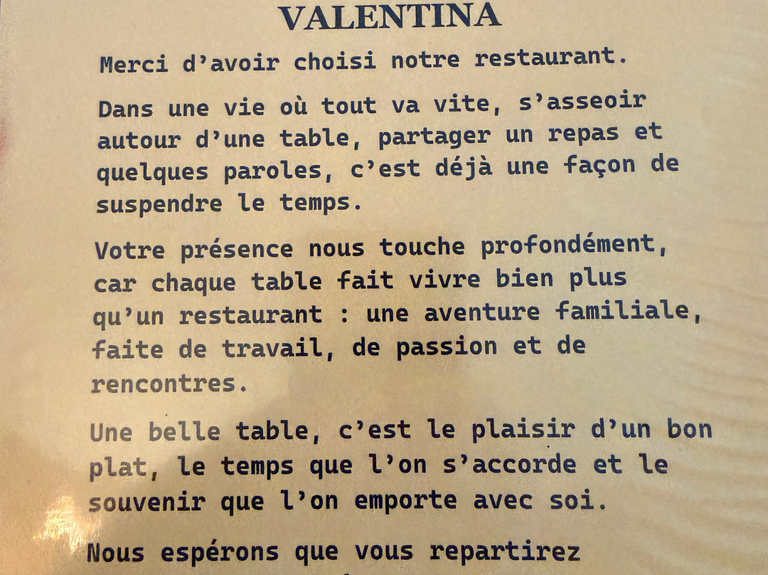 Restaurant Valentina
