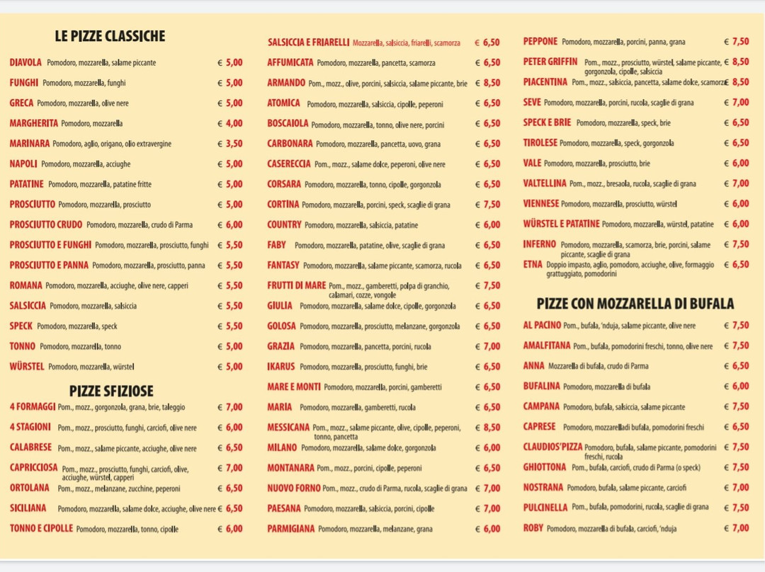 Pizzeria Italia