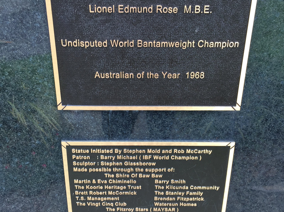 Lionel Rose Statue-沃拉格尔必去景点