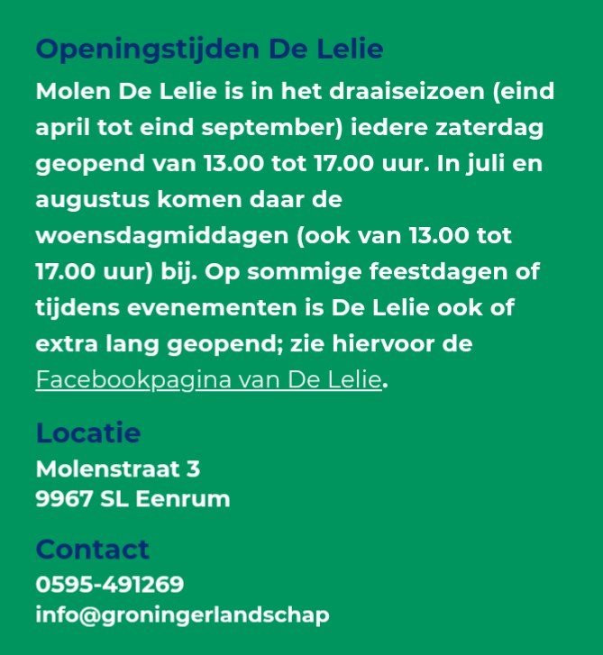 Molen de Lelie