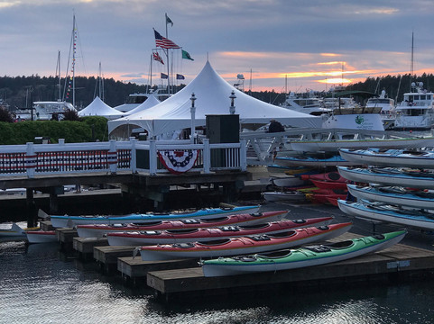 Roche Harbor Colors Ceremony-Roche Harbor必去景点
