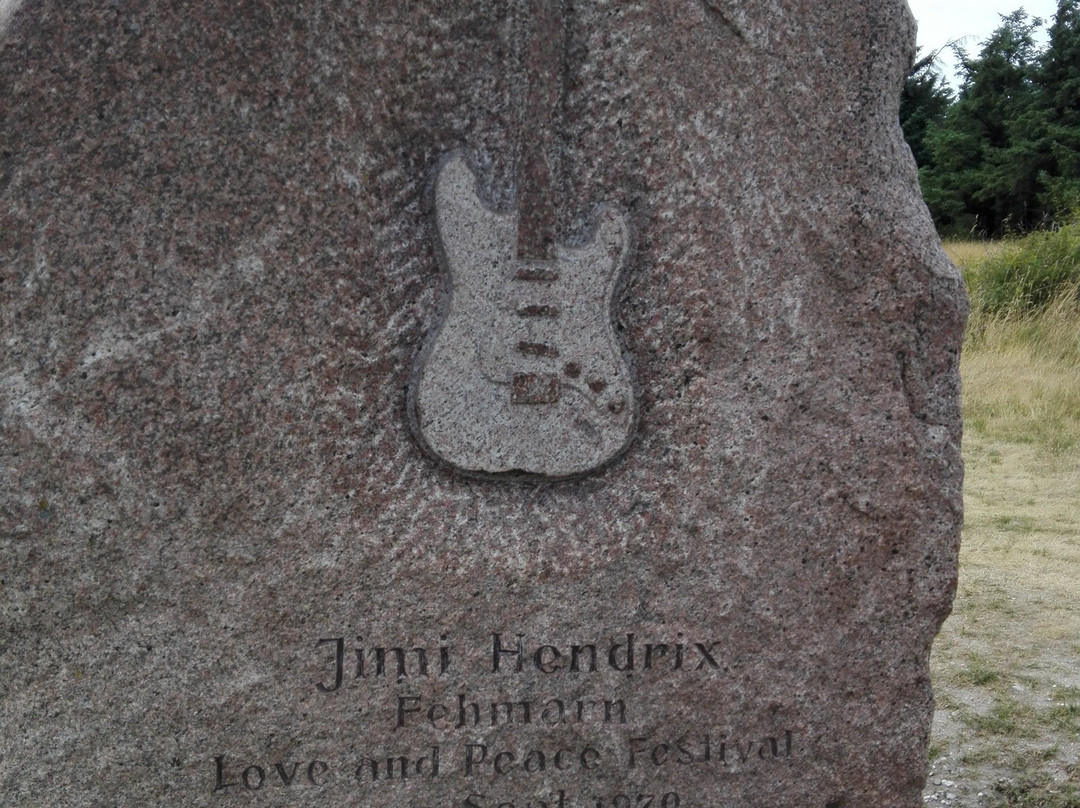 Jimi Hendrix Gedächtnisstein-Fehmarn必去景点