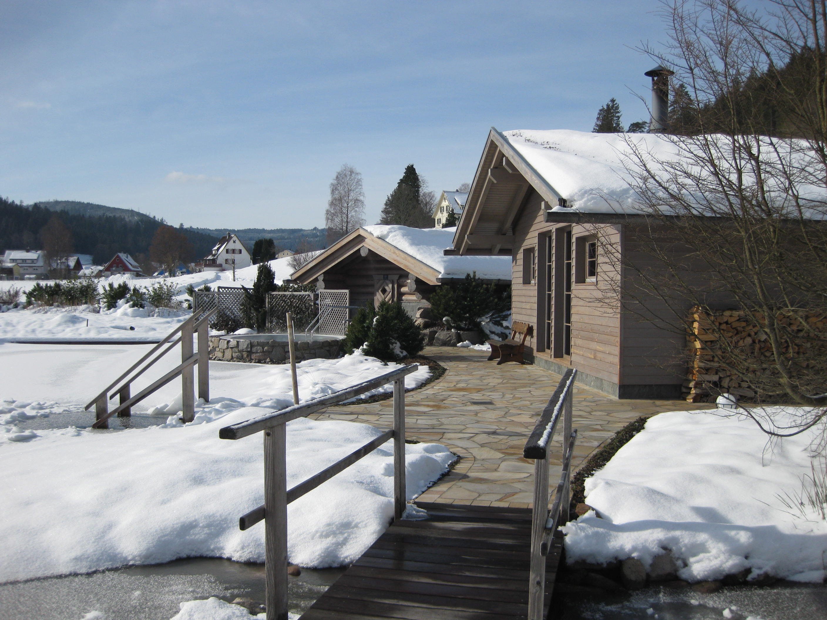 Hotel Engel Obertal-泳池