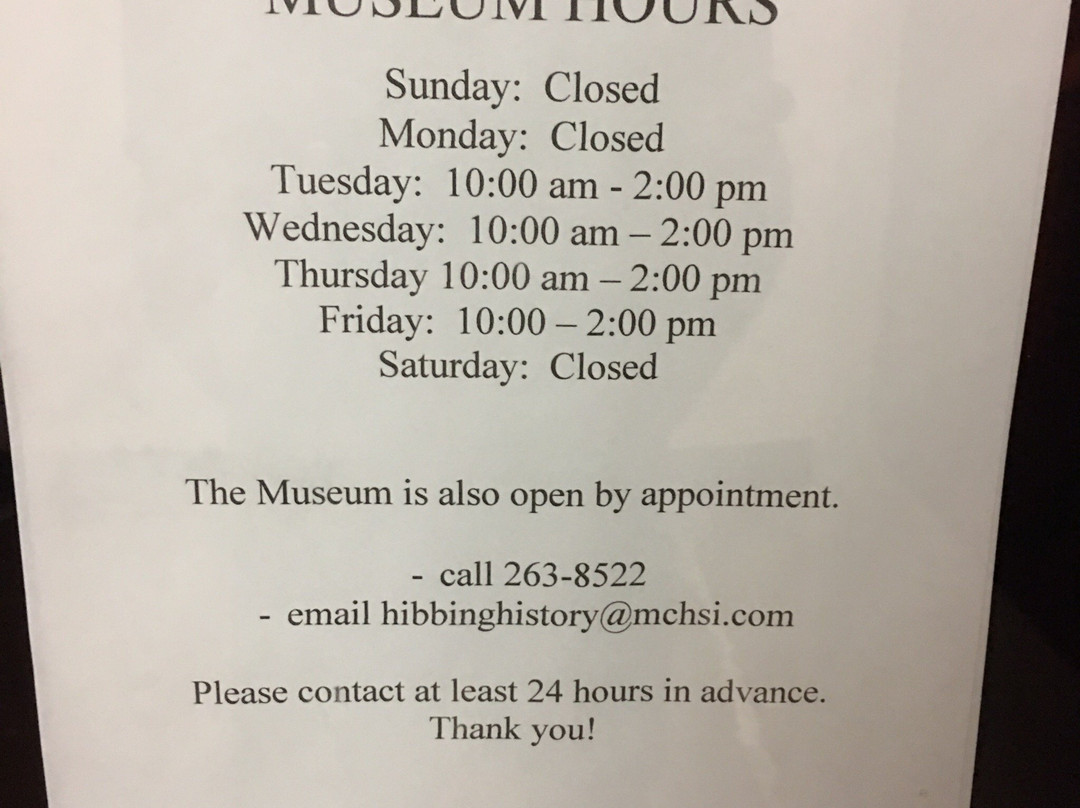 Hibbing Historical Society Museum景点图片