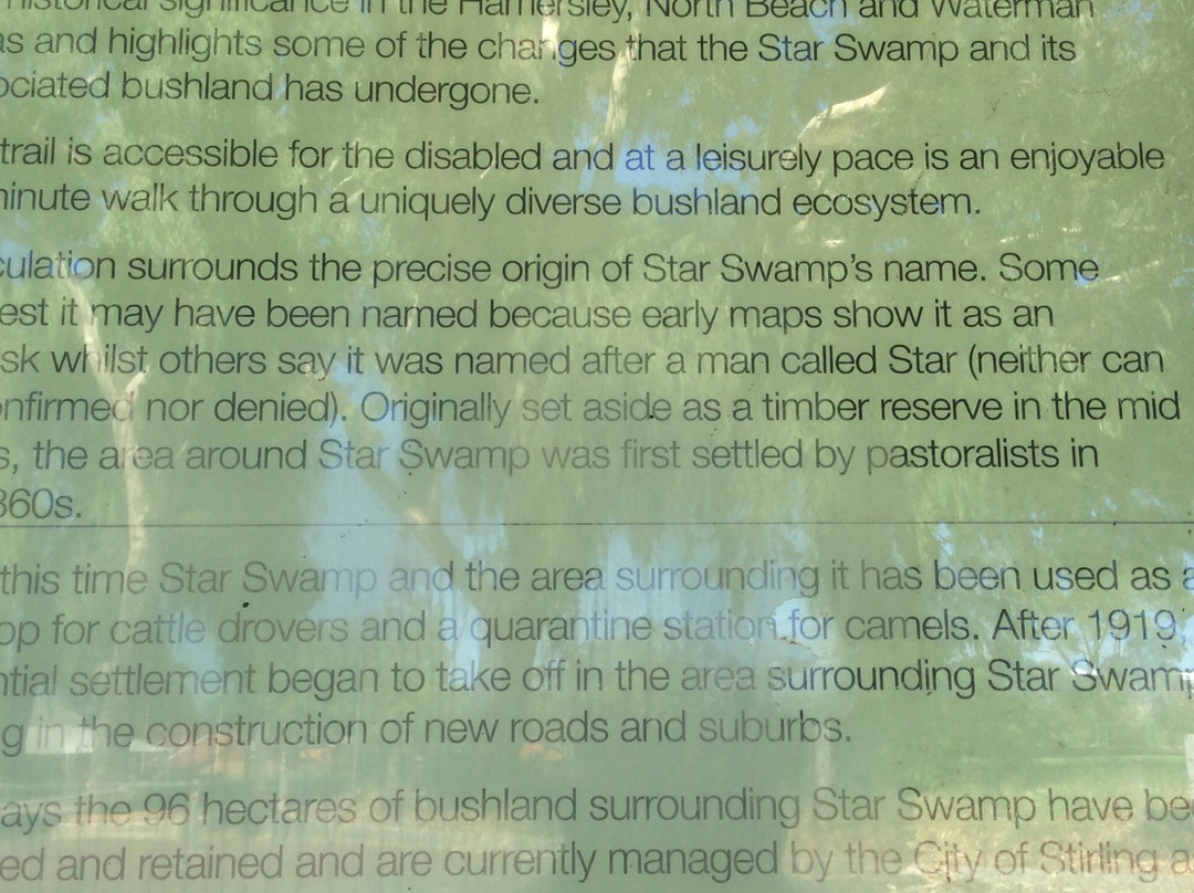 Star Swamp Bushland Reserve景点图片