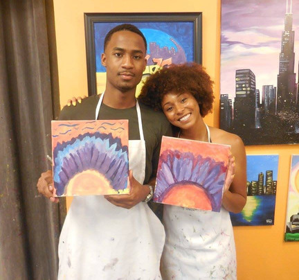 Bottle & Bottega by Painting with a Twist-芝加哥必去景点