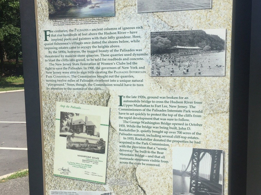 Rockefeller Lookout-Englewood Cliffs必去景点