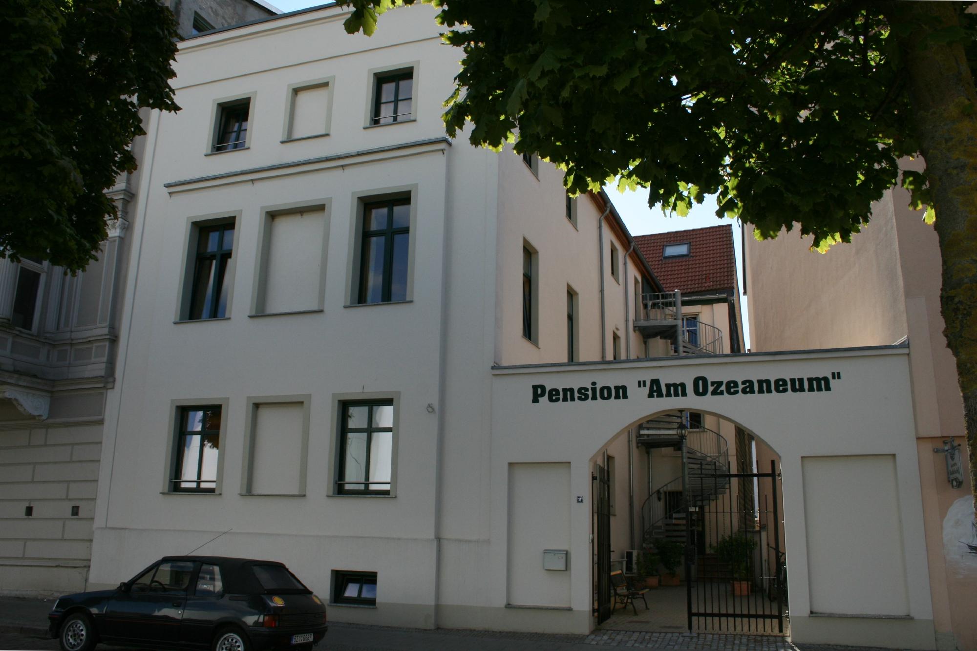 Pension am Ozeaneum-浴室