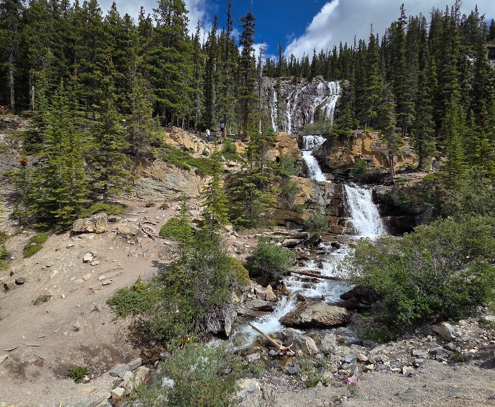 Tangle Creek Falls-贾斯珀国家公园必去景点