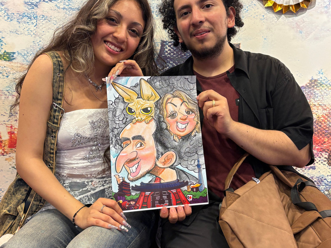 似颜绘雷门店-Asakusa必去景点