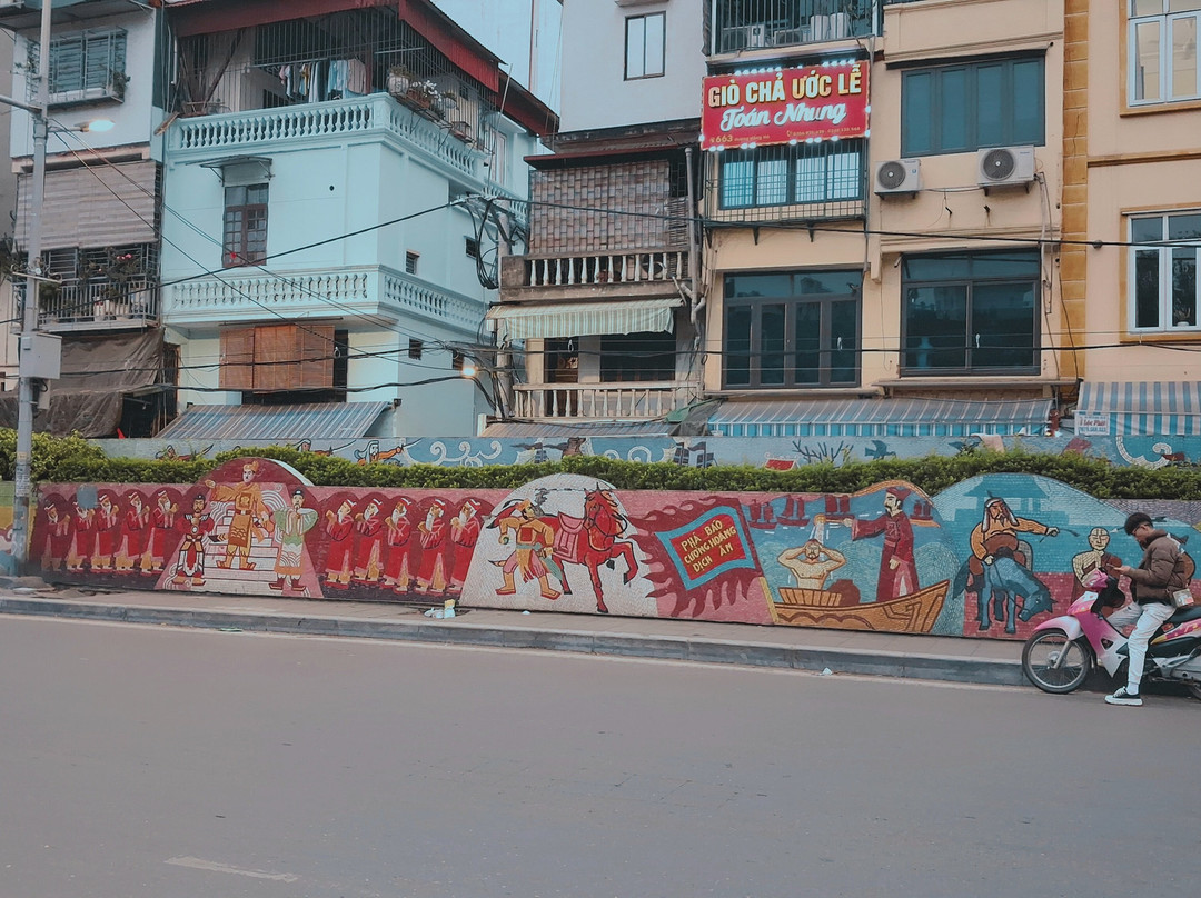 Hanoi Ceramic Mosaic Mural-河内必去景点
