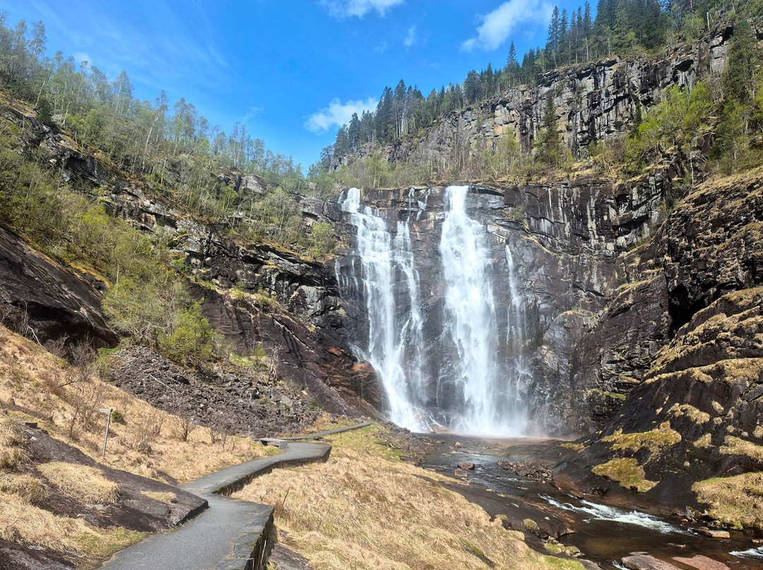 Skjervsfossen Waterfall-Granvin必去景点