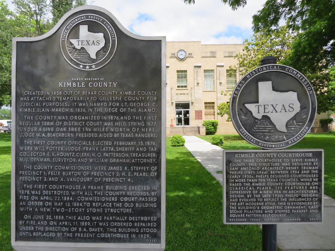 Historic Kimble County Courthouse