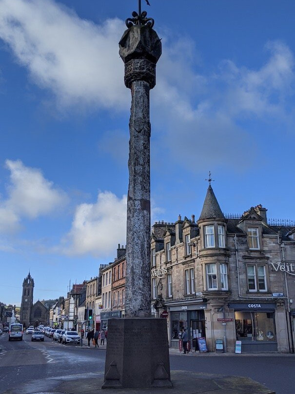 The Mercat Cross-皮布尔斯必去景点