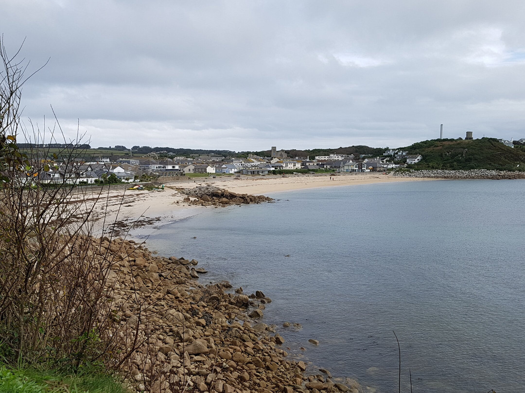 Porthcressa Beach-Hugh Town必去景点