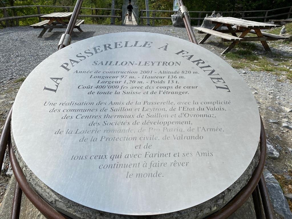 Passerelle à Farinet景点图片