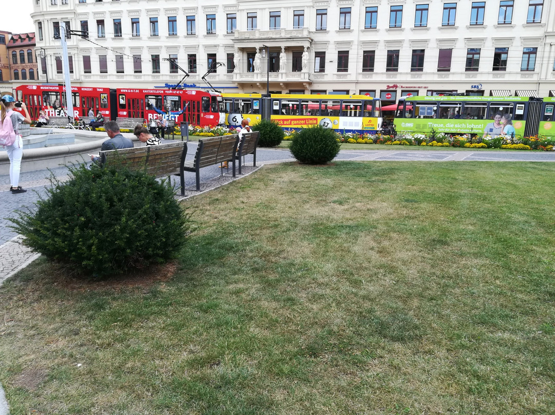 Postplatz mit Muschelminna-Brunnen-格尔利茨必去景点