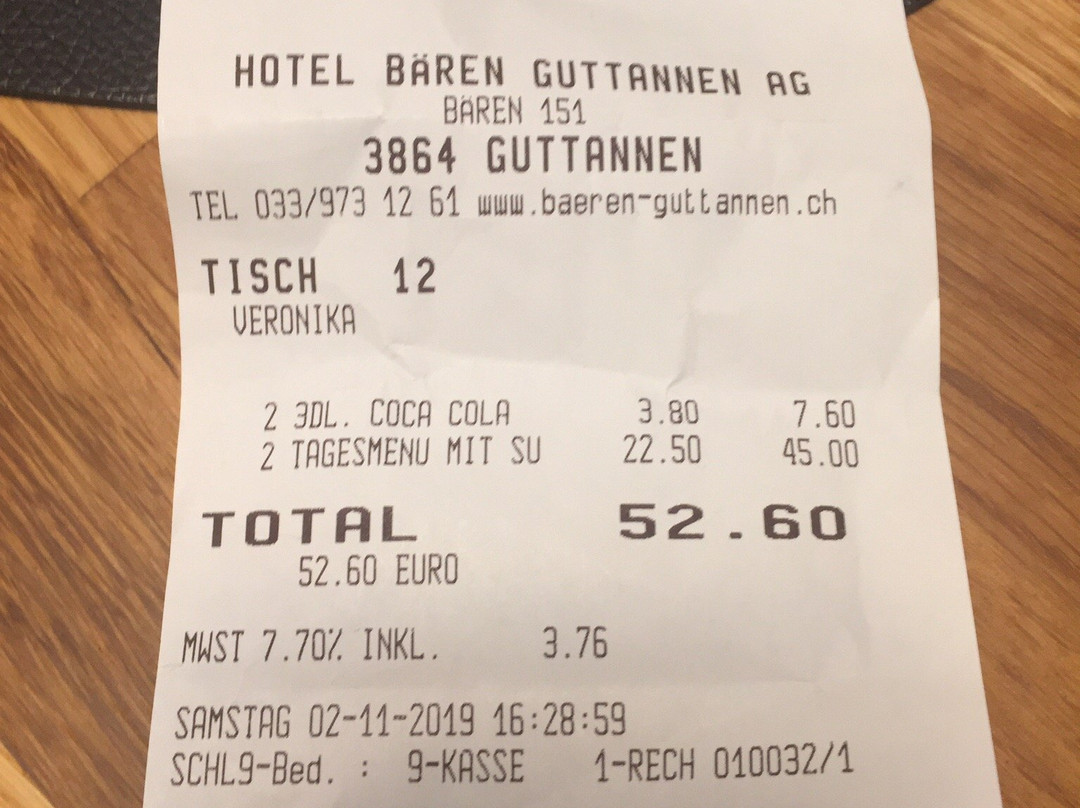Hotel Baren Guttannen主图
