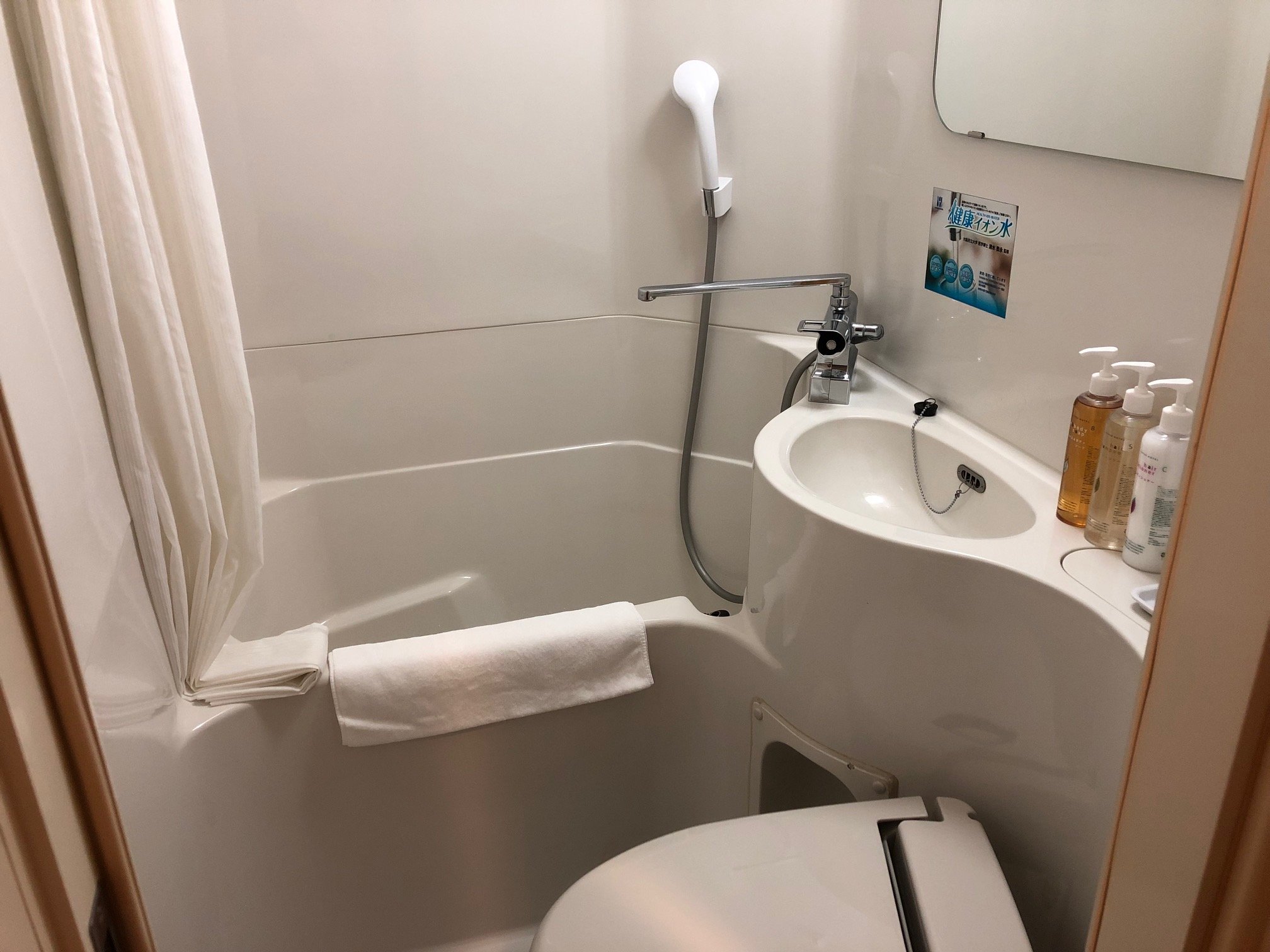 东京龟户超级酒店-浴室