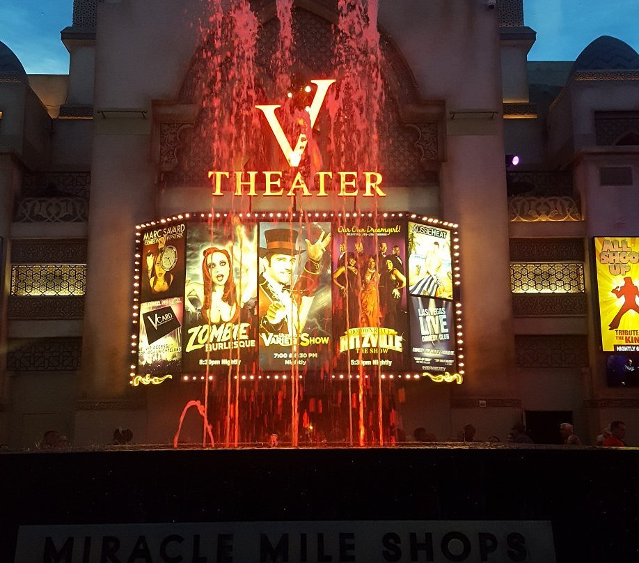 Fountain Show at Miracle Mile Shops-北拉斯维加斯必去景点