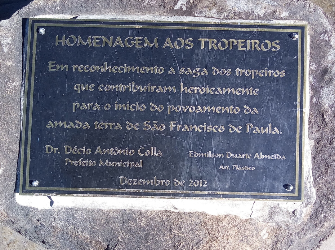 Monumento Aos Tropeiros-Sao Francisco de Paula必去景点