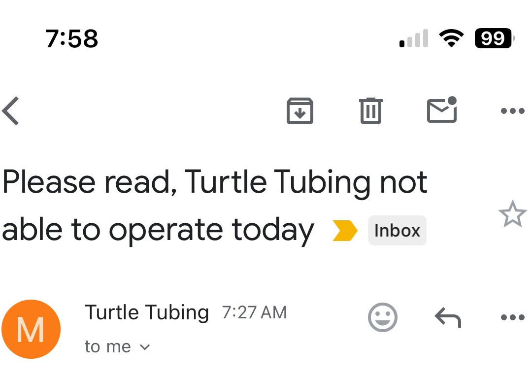 Turtle Tubing-韦尔必去景点