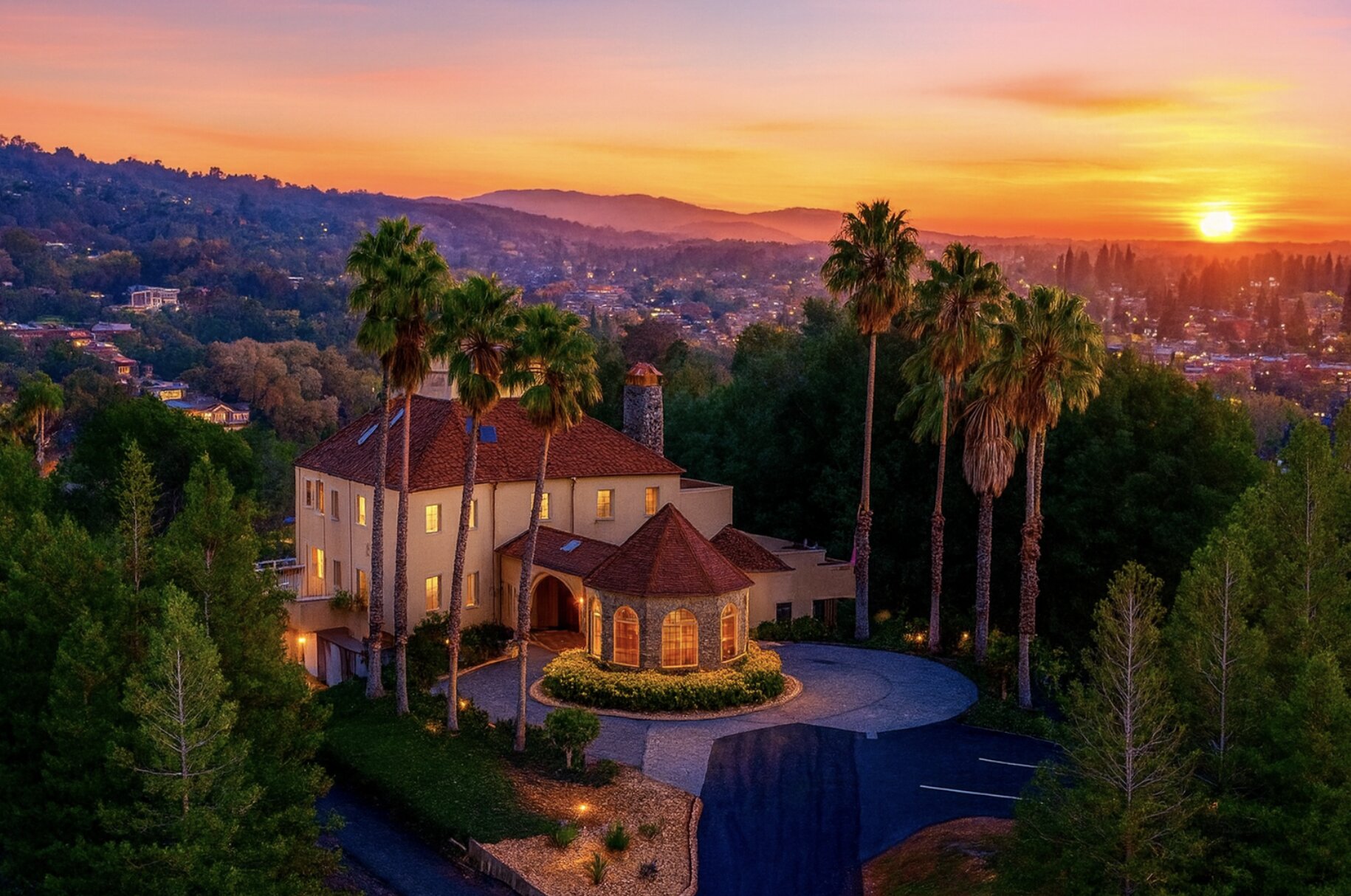 Bella Villa Messina Wine Country Inn-浴室