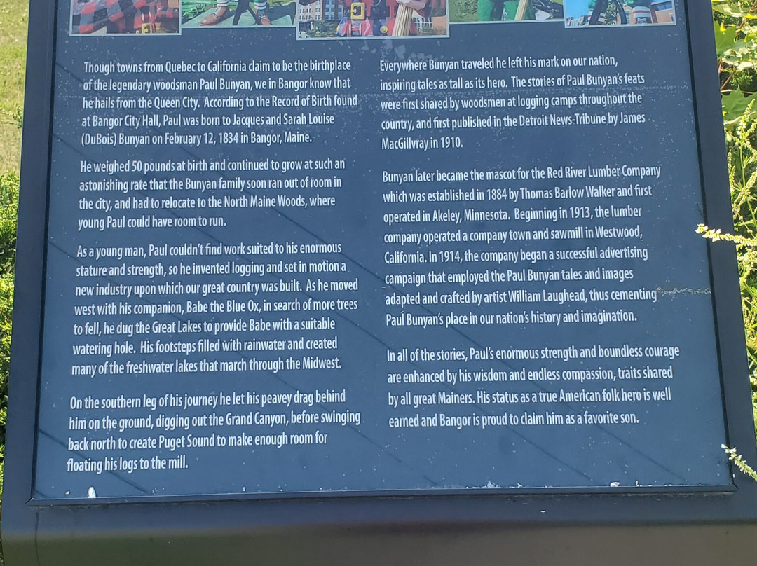 Paul Bunyan Statue-班戈必去景点