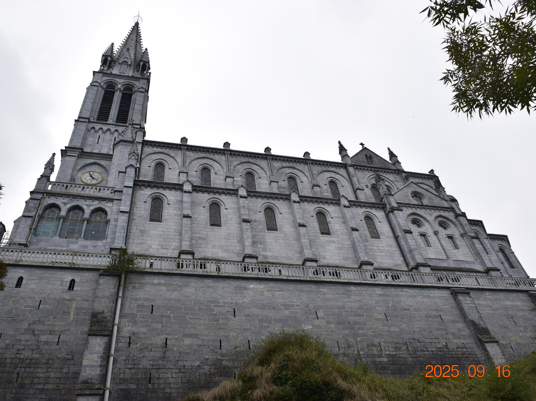 Crypte de la Basilique de l’Immaculee Conception.-卢尔德必去景点