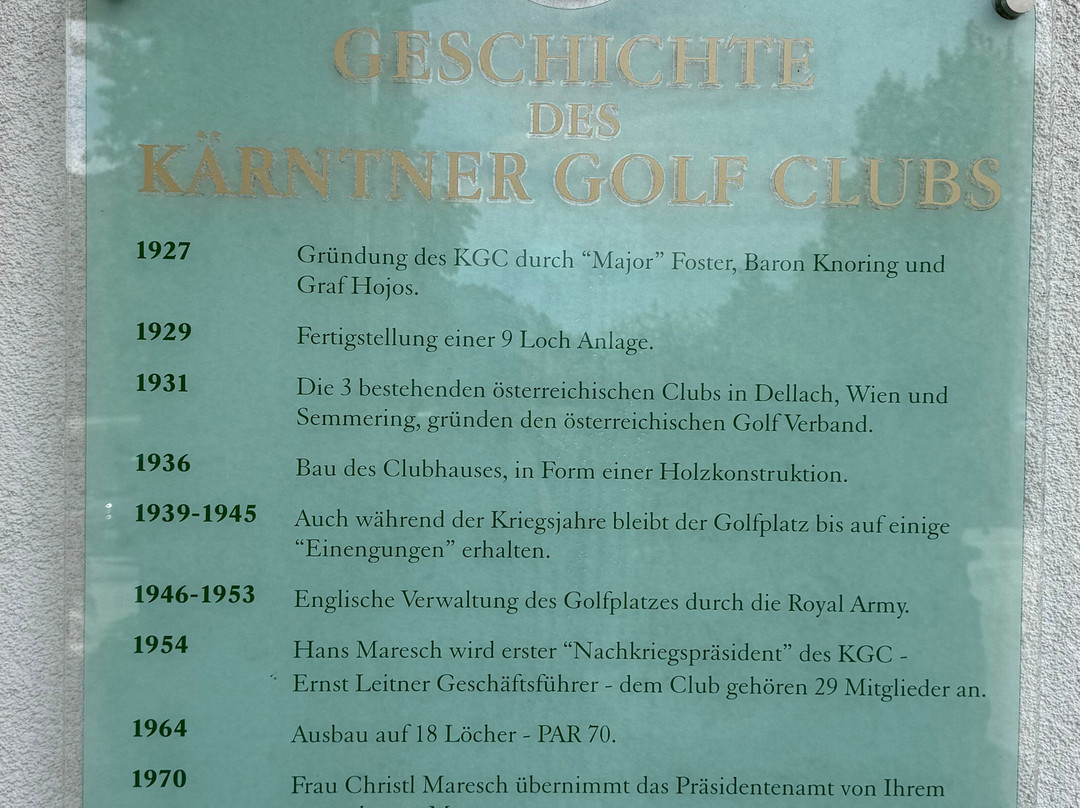 Kärntner Golfclub Dellach-Maria Worth必去景点