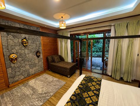 提罗雷萨火山生态小屋旅馆-客卧