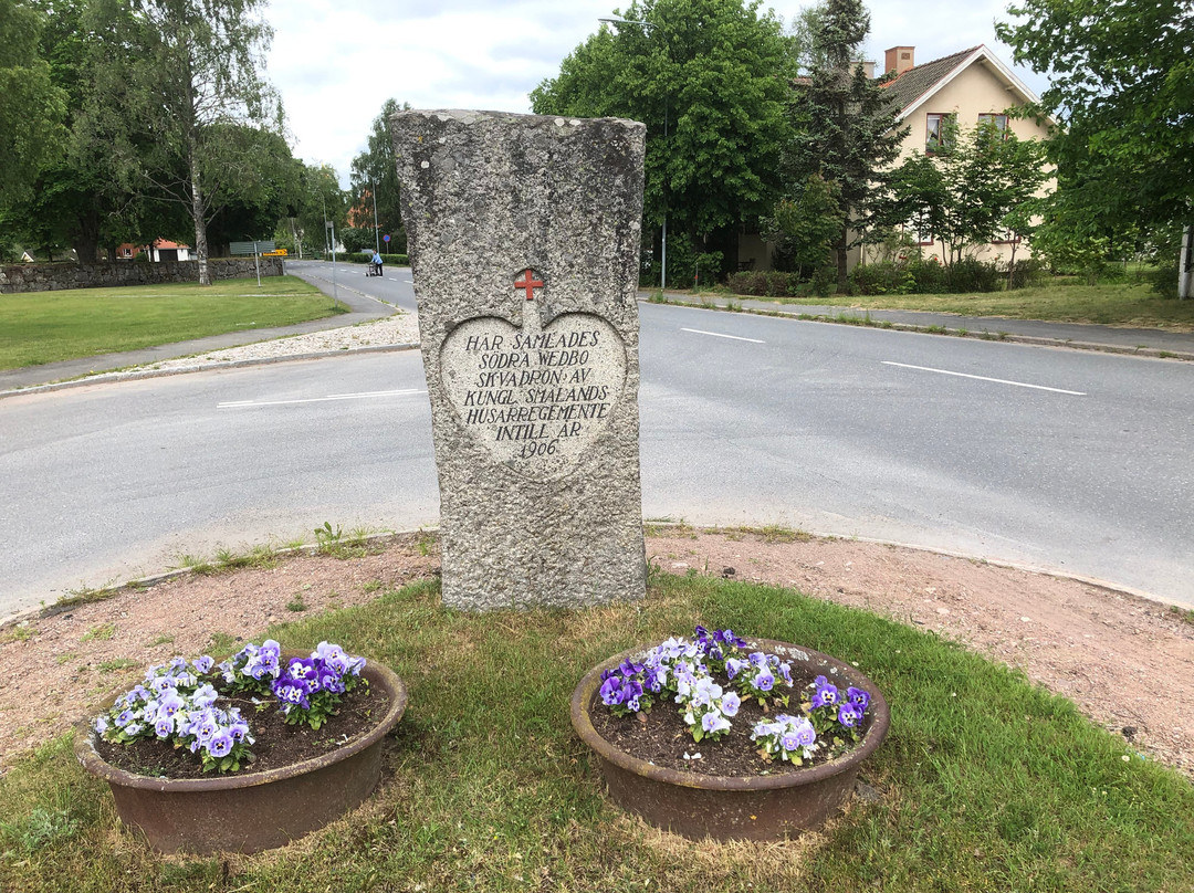 Minnesstenen ''södra Wedbo Skvadron''景点图片