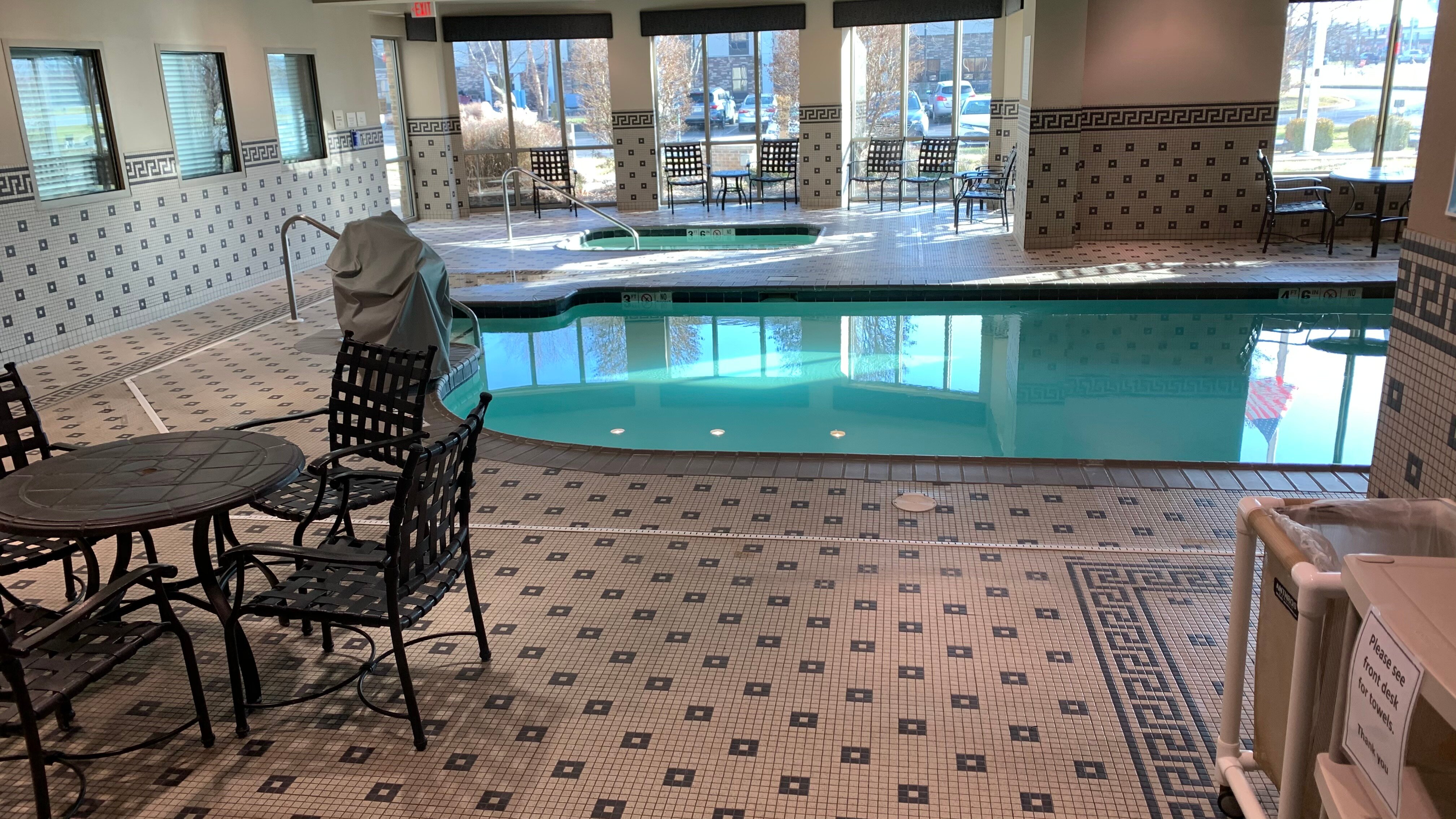 Hilton Garden Inn Columbus/Edinburgh-泳池