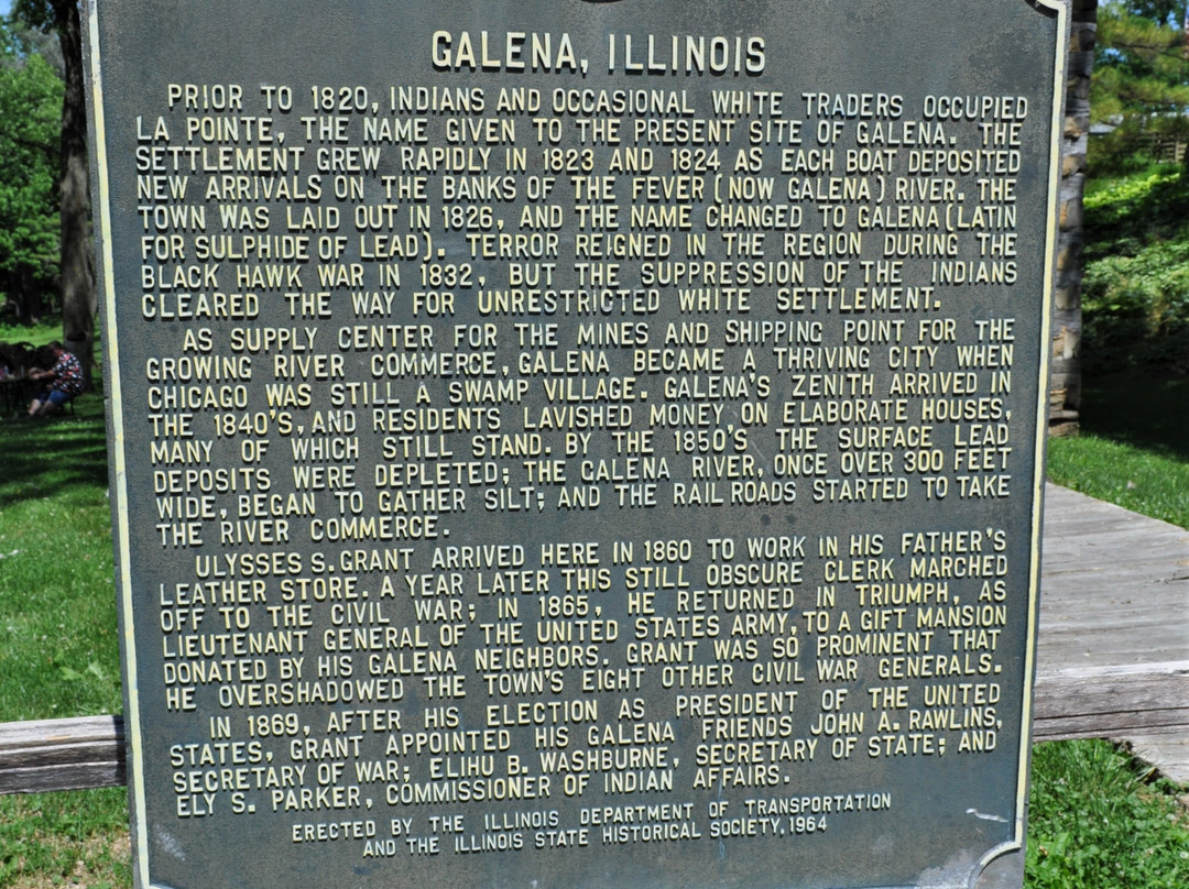 Historic Marker - Early Galena-加利纳必去景点