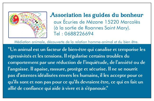 Association Les guides du bonheur, l'Arche du bonheur