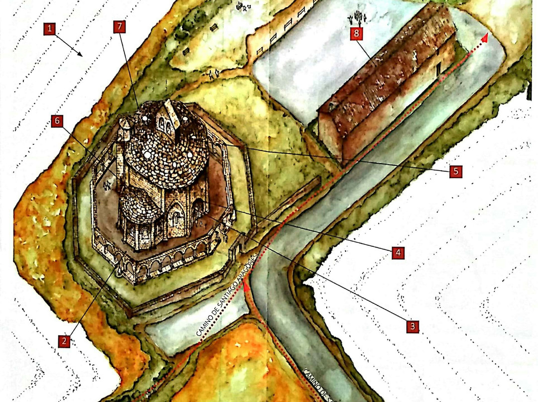 Iglesia de Sta. Maria de Eunate-Muruzabal必去景点